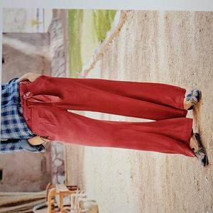 Dressed up Cool Pant Full length  wide leg Russet PANTS SZ 10 $128